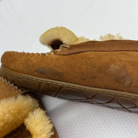 L.L.Bean sleeper slipper Sherpa lined Size 11 Wide - Picture 9 of 9